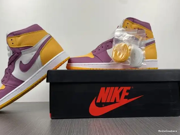 MaikeSneakers 555088-706 Jordan Air High 1 OG Brotherhood 0529